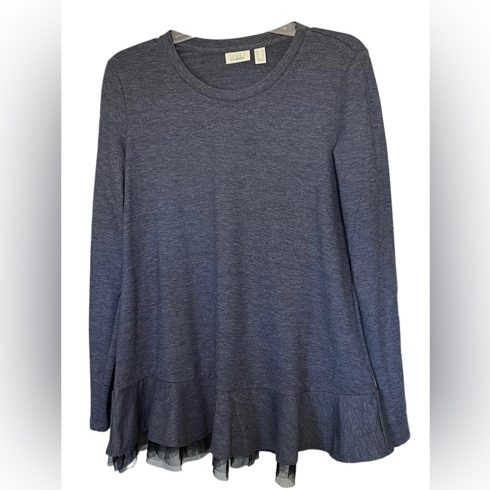 Womens LOGO Lounge Long Sleeve Pullover Sweater Size Small